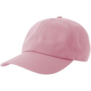 Atlantis Unisex Adult Dad Sustainable 6 Panel Baseball Cap / Pink